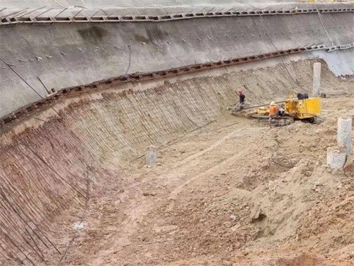 绥芬河基坑边坡加固
